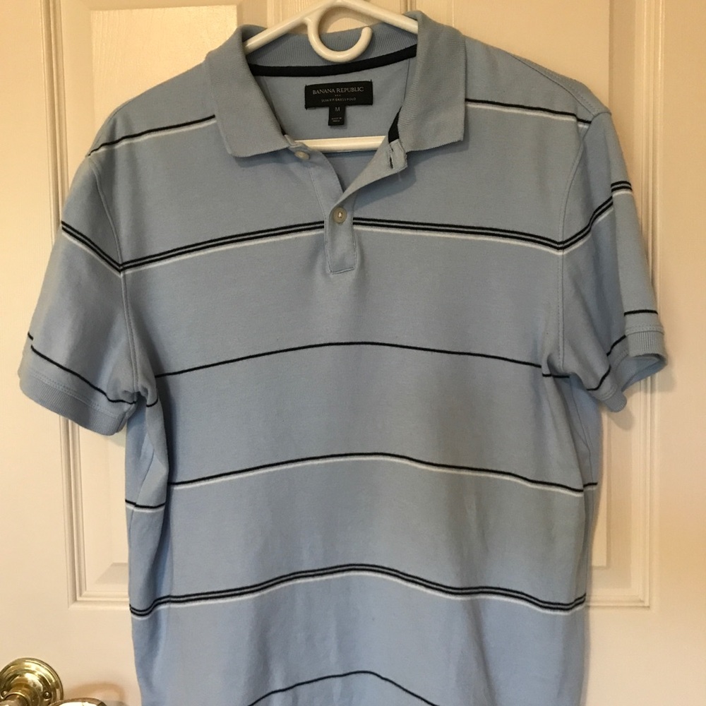 Banana Republic Medium Slim Fit Dress Polo
